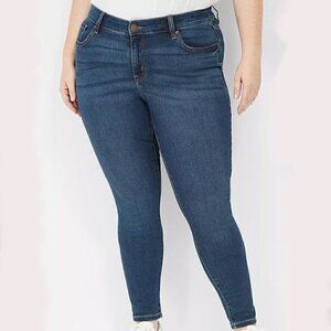 Lane Bryant Blue Skinny Jeans Classic Fit